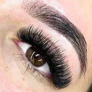 Volume lash extensions — full, fluffy, dramatic fans